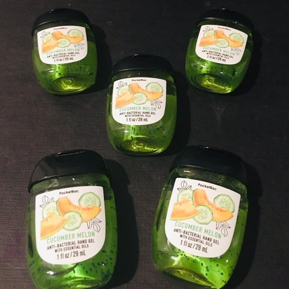 Bath & Body Works Other - BBW Cucumber Melon Sanitizer Lot of 5 Bath & Body Works Cucumber Sanitizers New